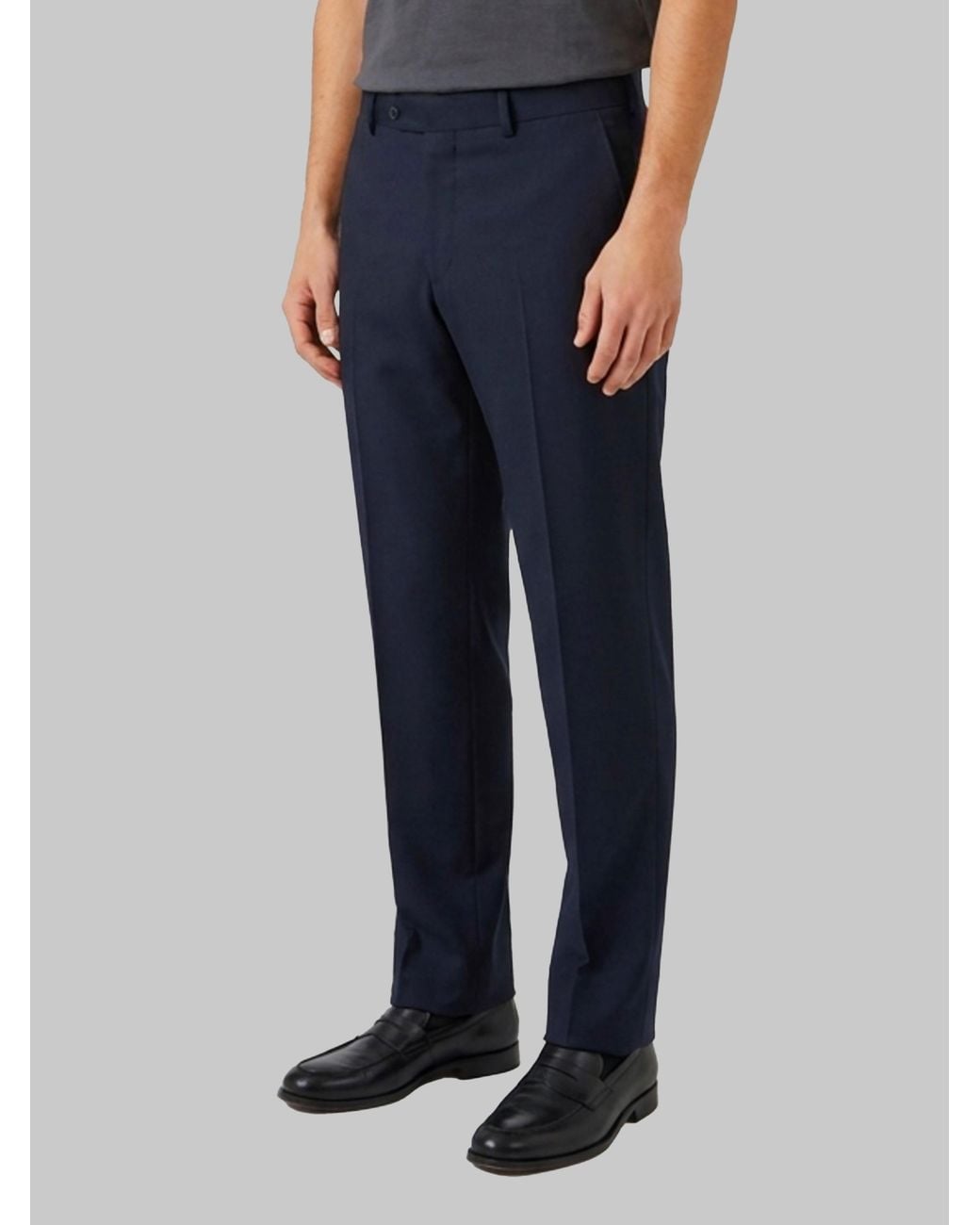 PT Torino Blue Michael Cotton And Wool Pants for men
