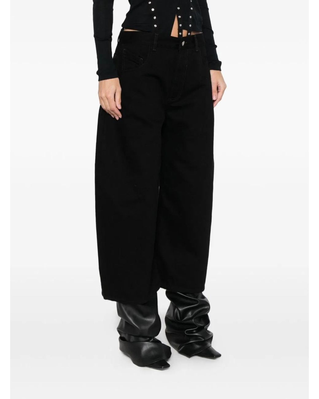 The Attico Black Long Trousers