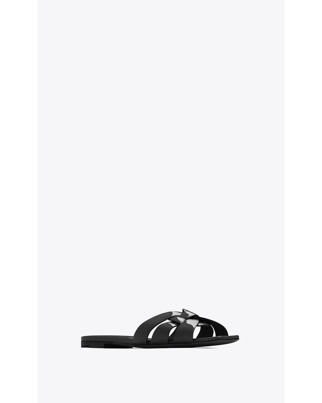 Saint Laurent Black Tribute Mules