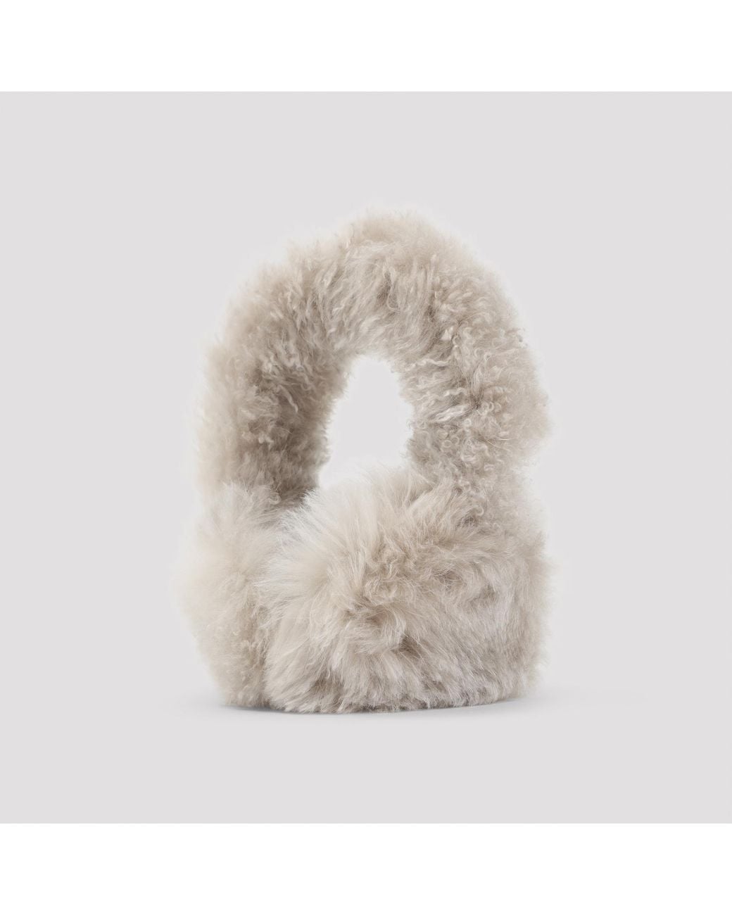 Yves Salomon Natural Lamb Earmuffs
