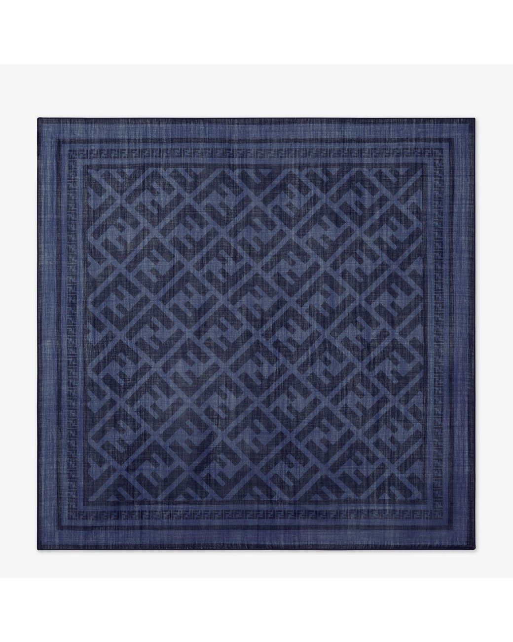Fendi Blue Bandana for men