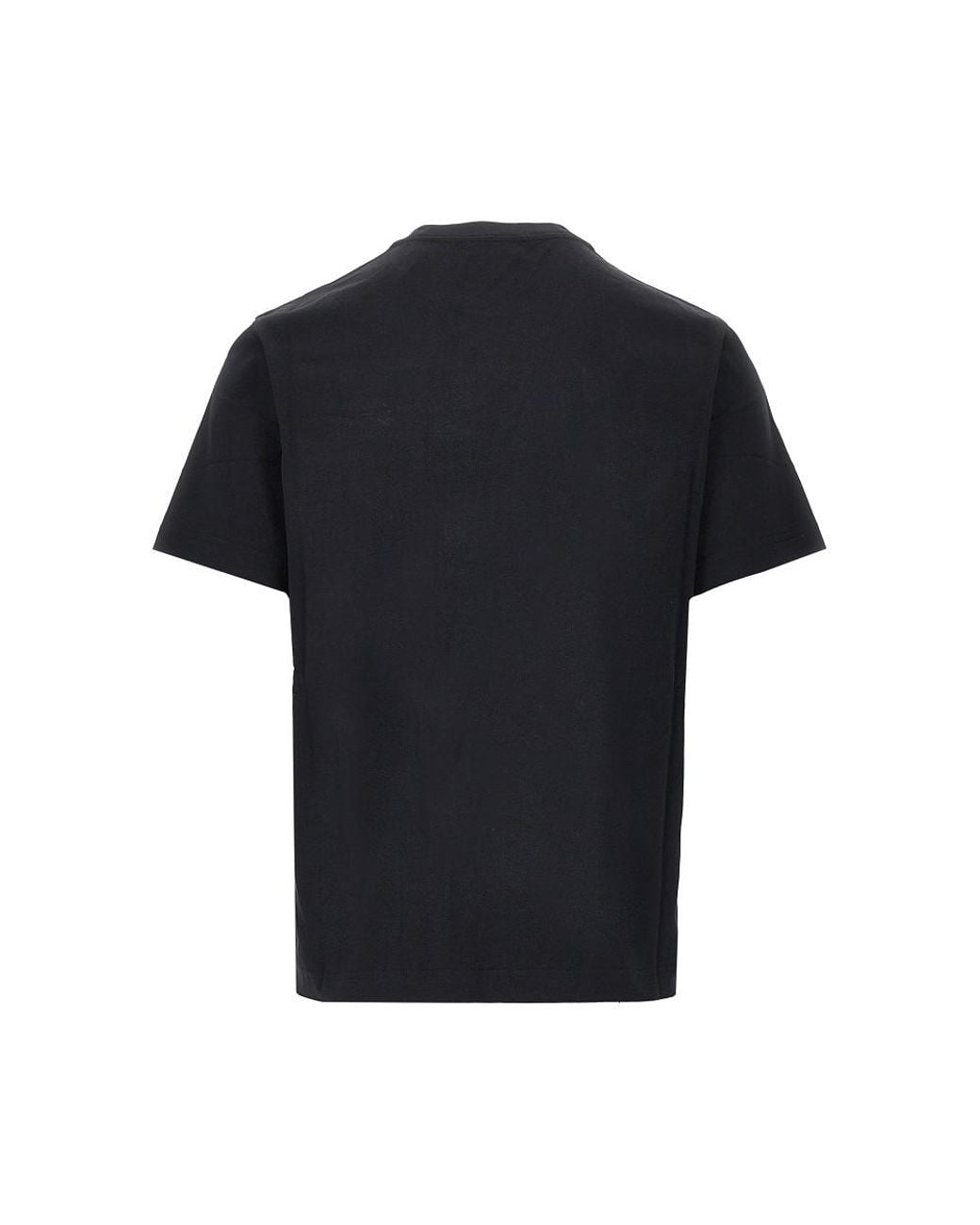 Burberry Black Metal Ekd Detail T-Shirt for men