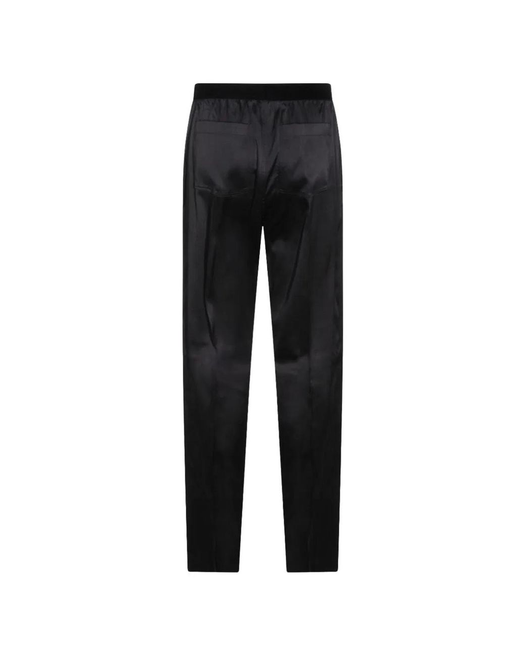 Tom Ford Blue Silk Satin Pajama Pants With Stretch