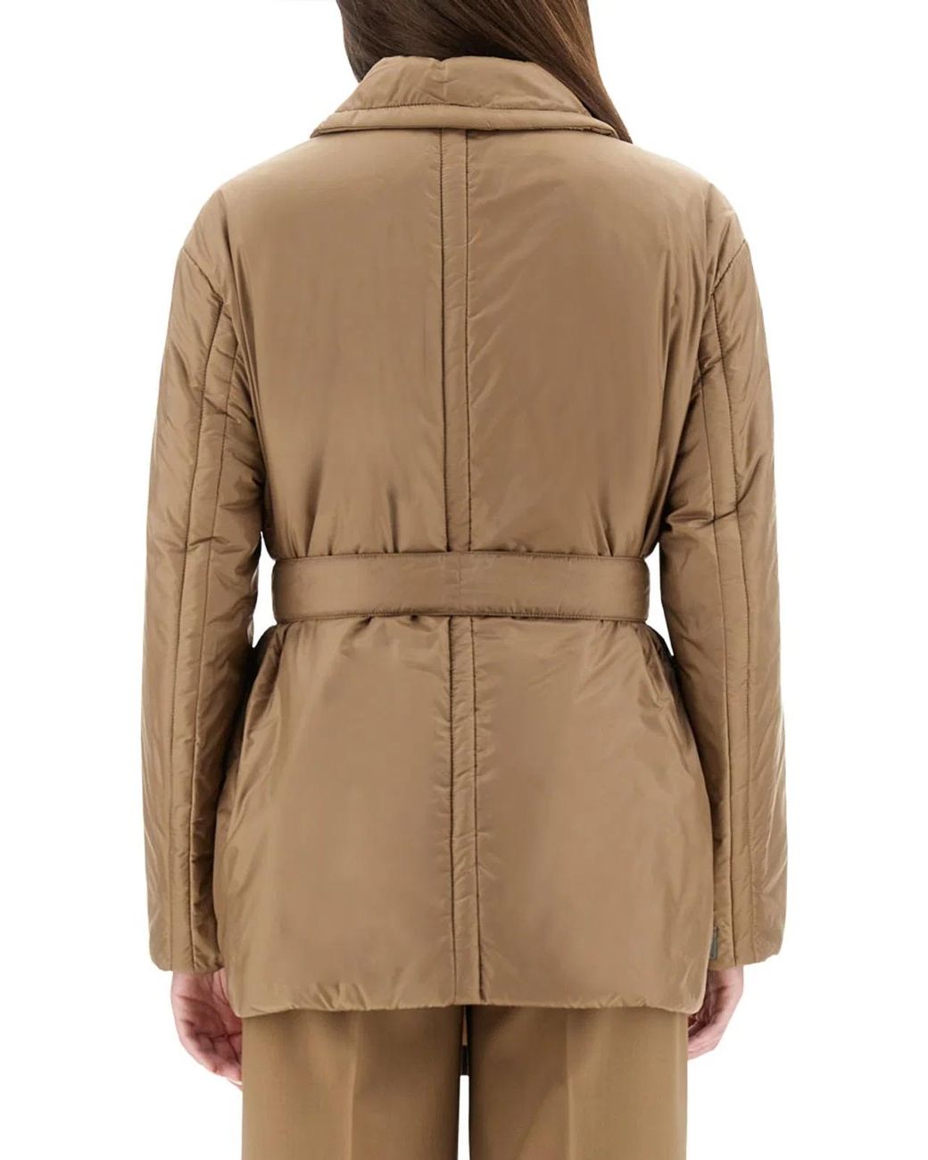 Max Mara Natural S Max Mara Calla Padded Trench Coat