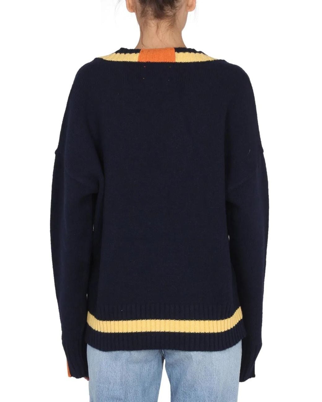 RIGHT FOR Blue V-Neck Jersey