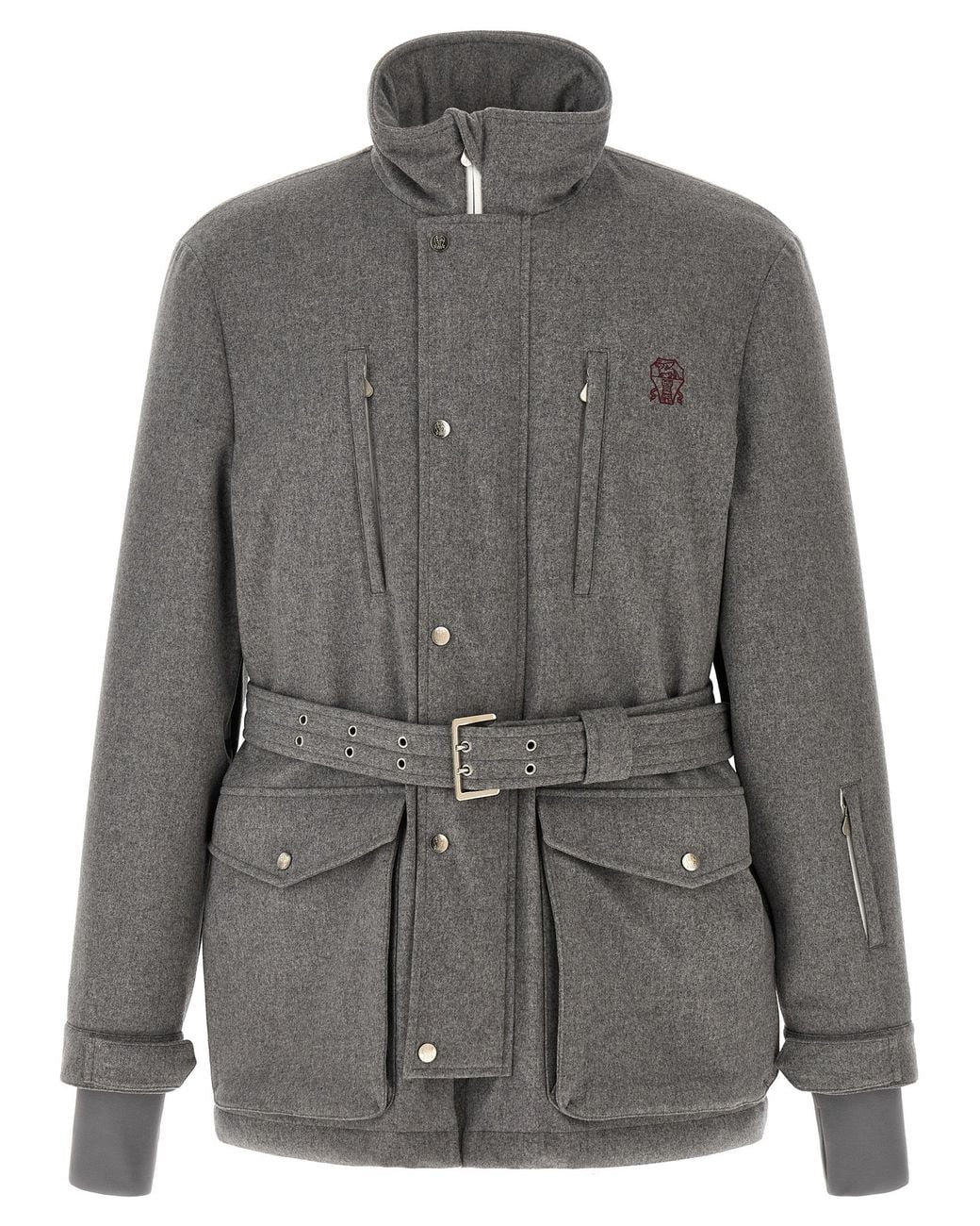 Brunello Cucinelli Gray 'Mountain' Saharan for men