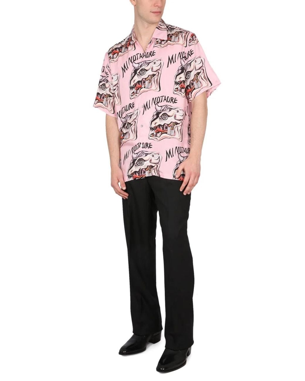 Endless Joy Red Minotaure Shirt for men