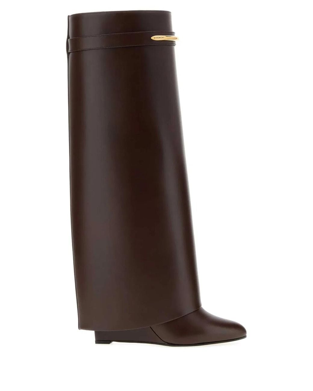 Givenchy Brown Chocolate Leather Shark Boots