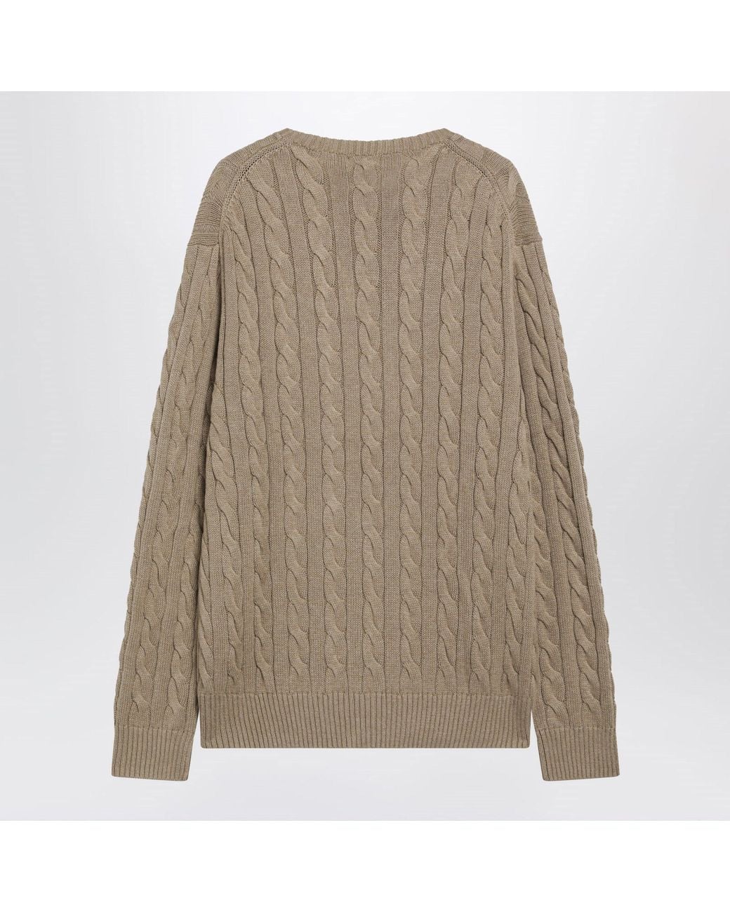 Polo Ralph Lauren Natural Cotton Cable-Knit Jumper for men