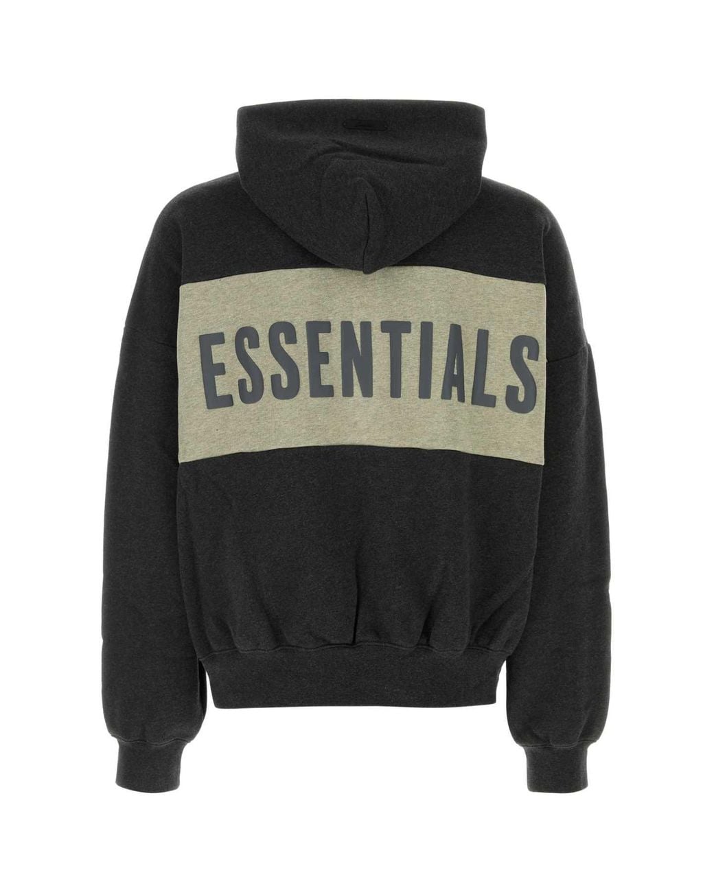 Fear Of God Black Oversized Cotton-Blend Sweatshirt for men