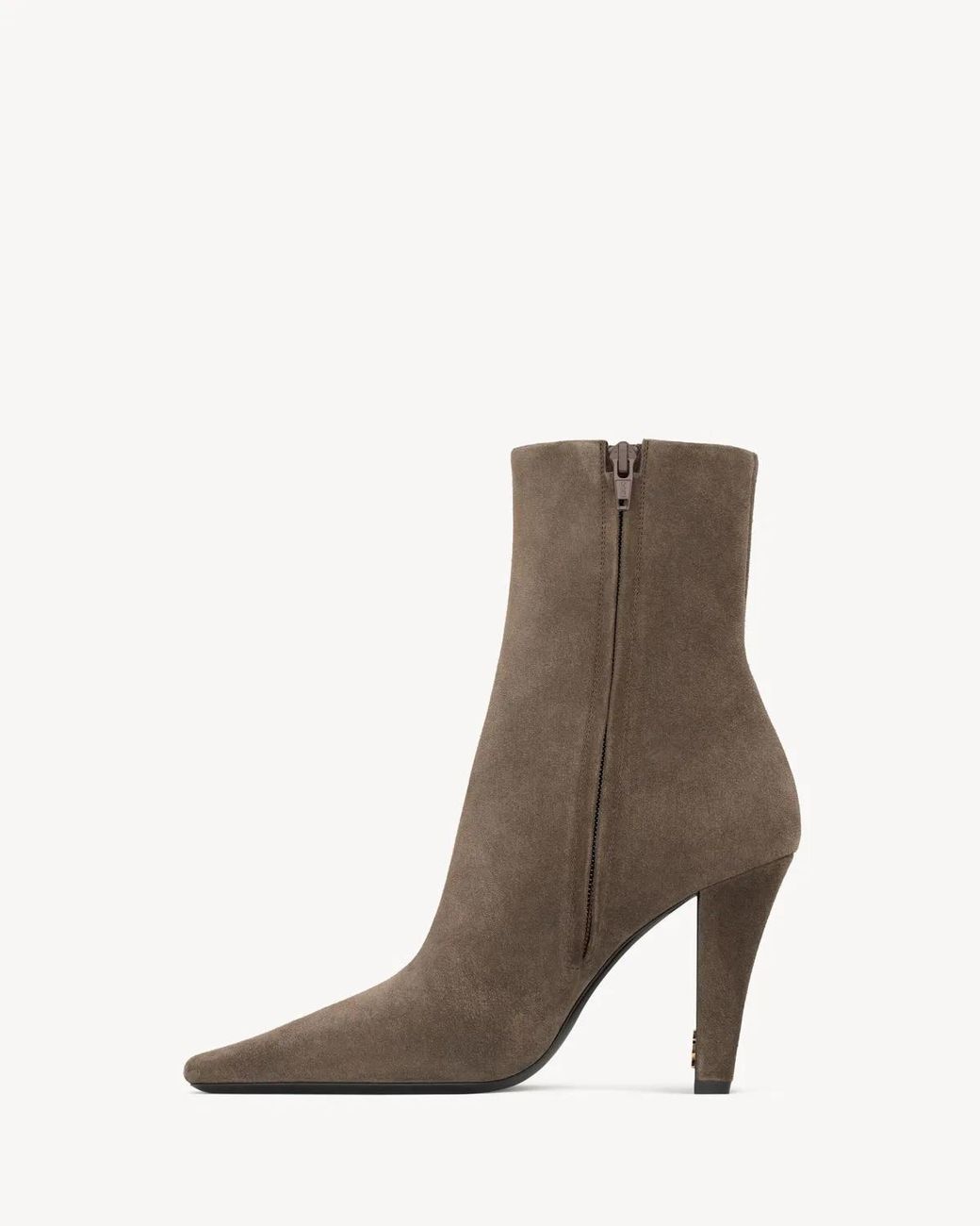 Saint Laurent Brown Jill 95 Booties