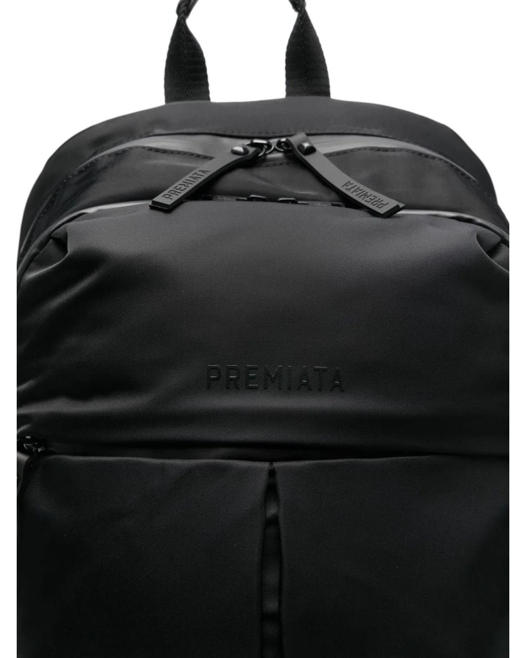 Premiata Black Logo Print Adjustable Bag