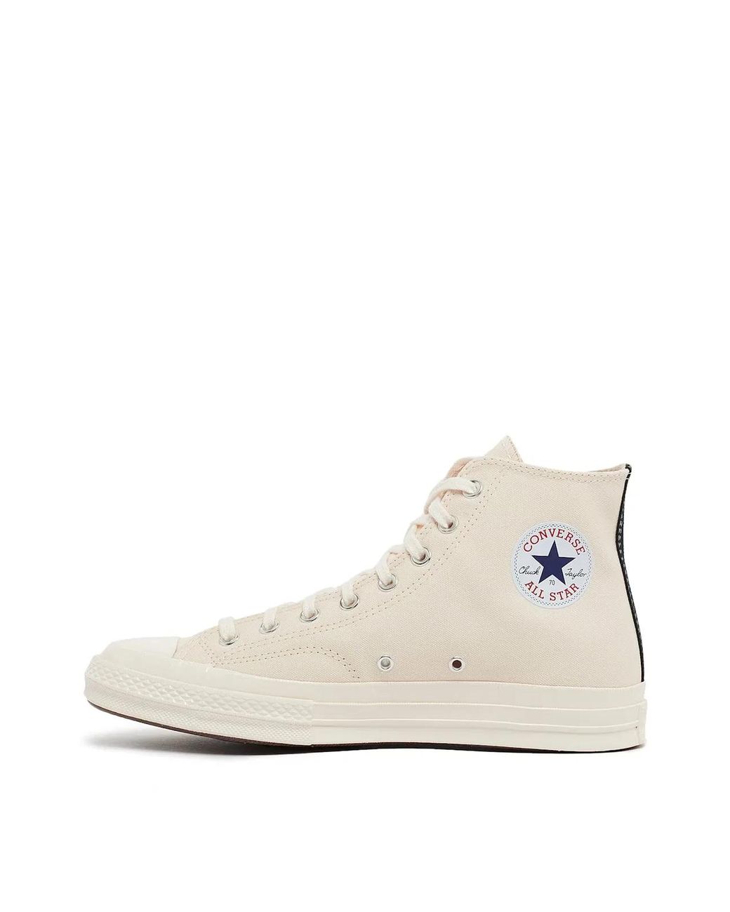 Comme des Garçons Pink Play X Converse Chuck 70 Hi Sneakers for men