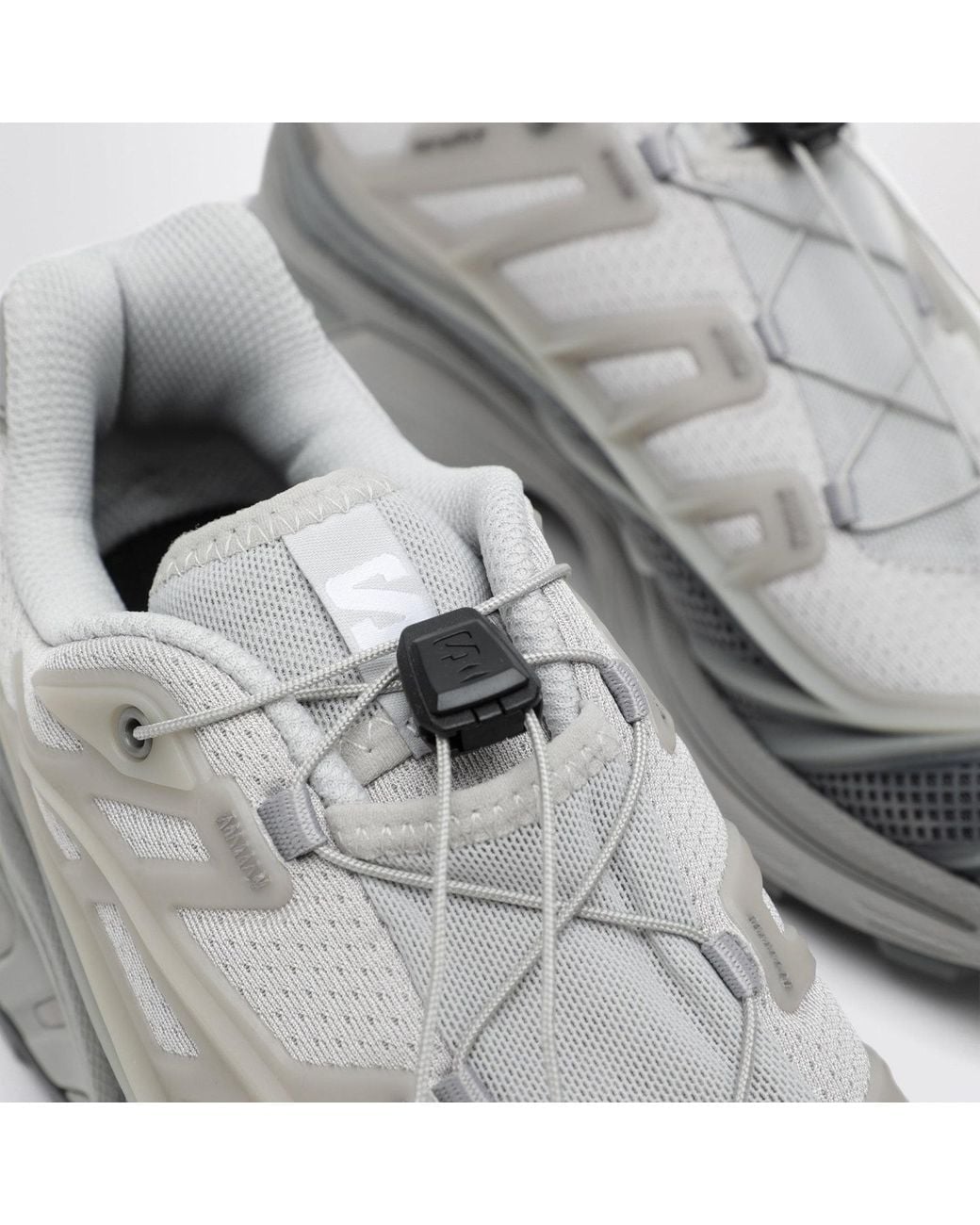 Salomon Gray Xtevo Fabric Sneakers for men