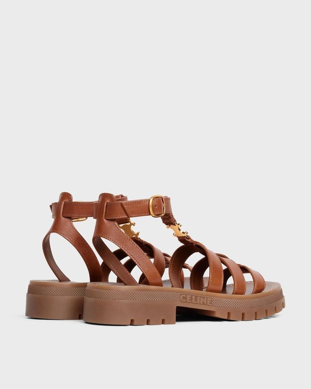 Céline Brown Triomphe Gladiator Chunky Sand