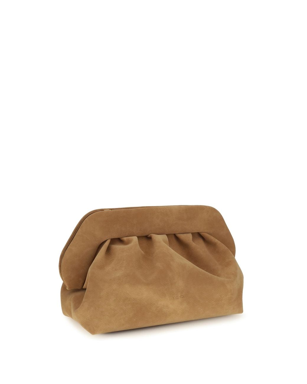 THEMOIRÈ Brown Bios Suede Handbag