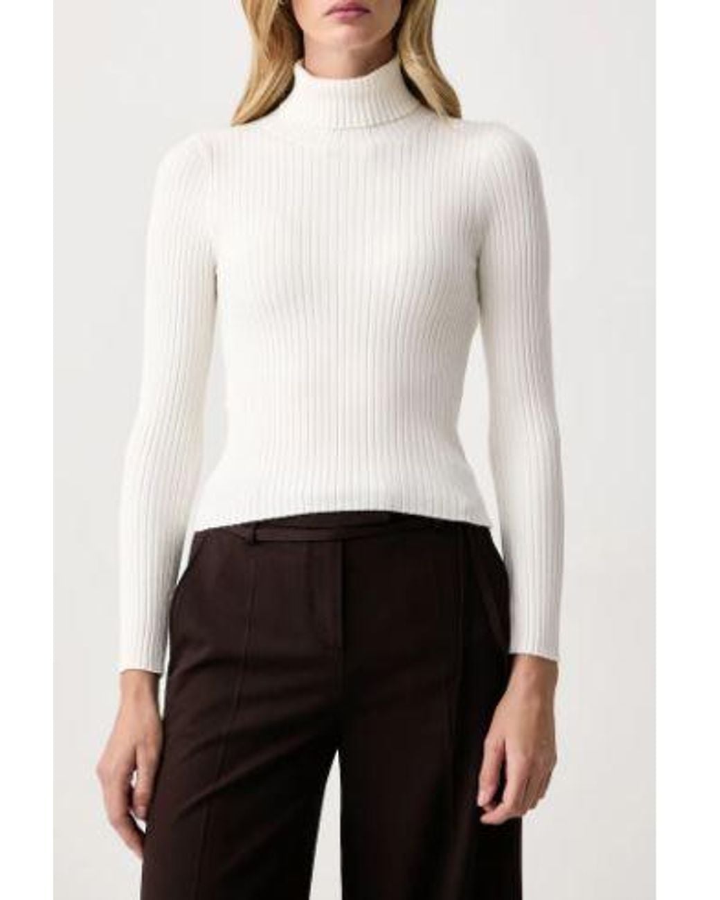 Twinset White Twinset Actitude Viscose Sweater