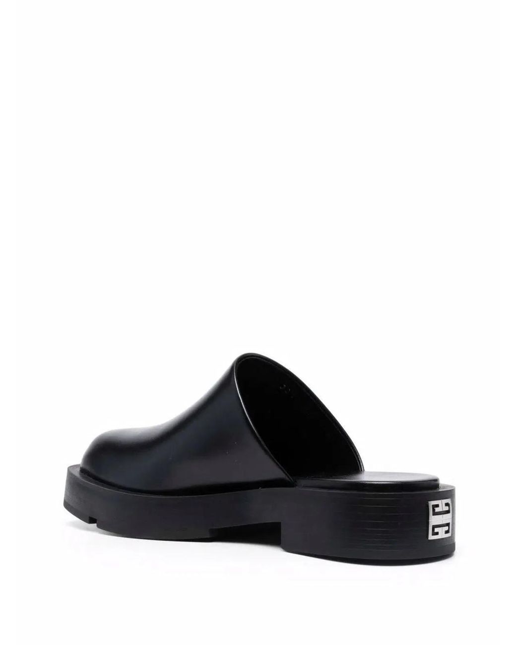 Givenchy Black Squared Loafers With 4 Cm Heel