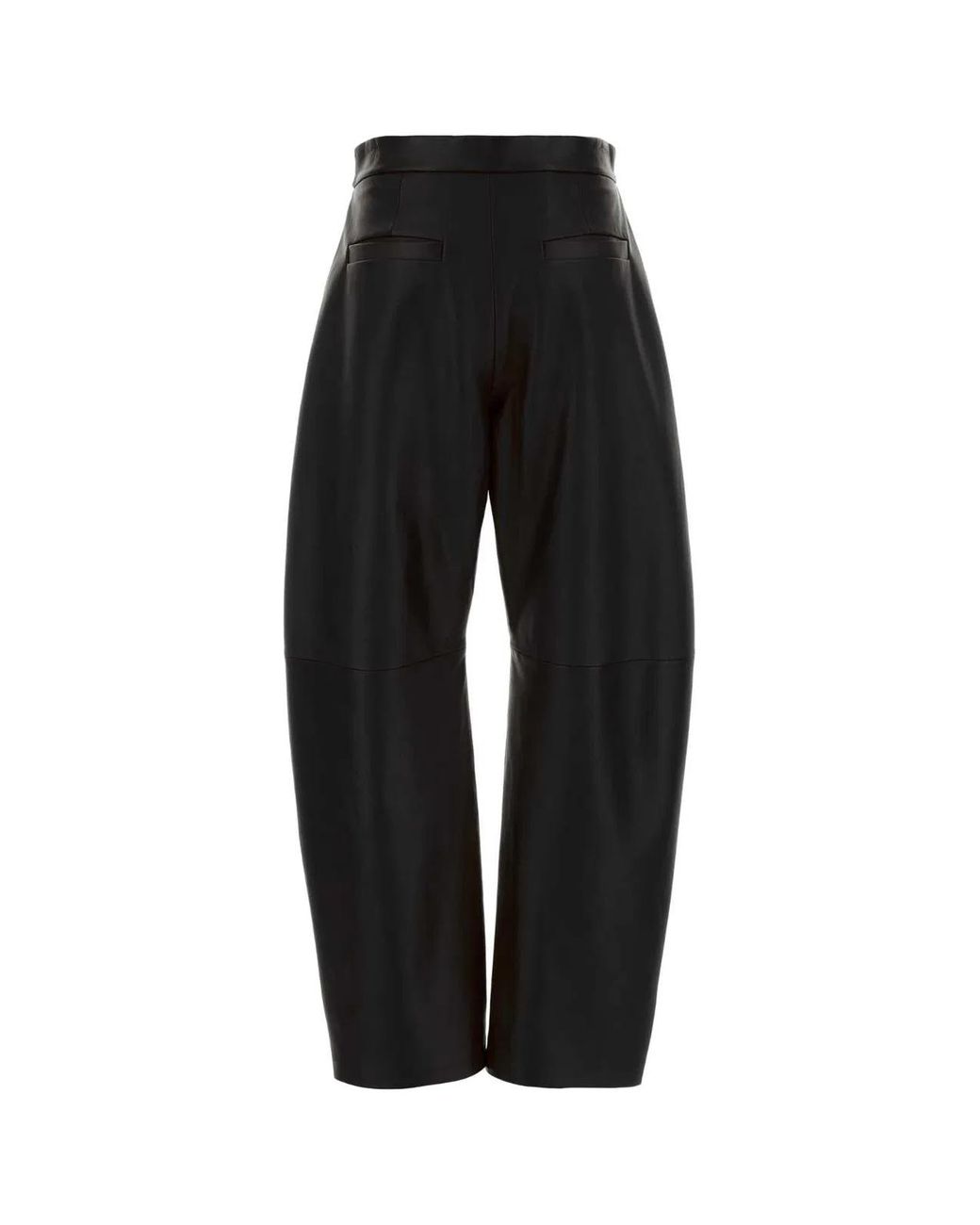 Sportmax Black Leather Cinepresa Pant