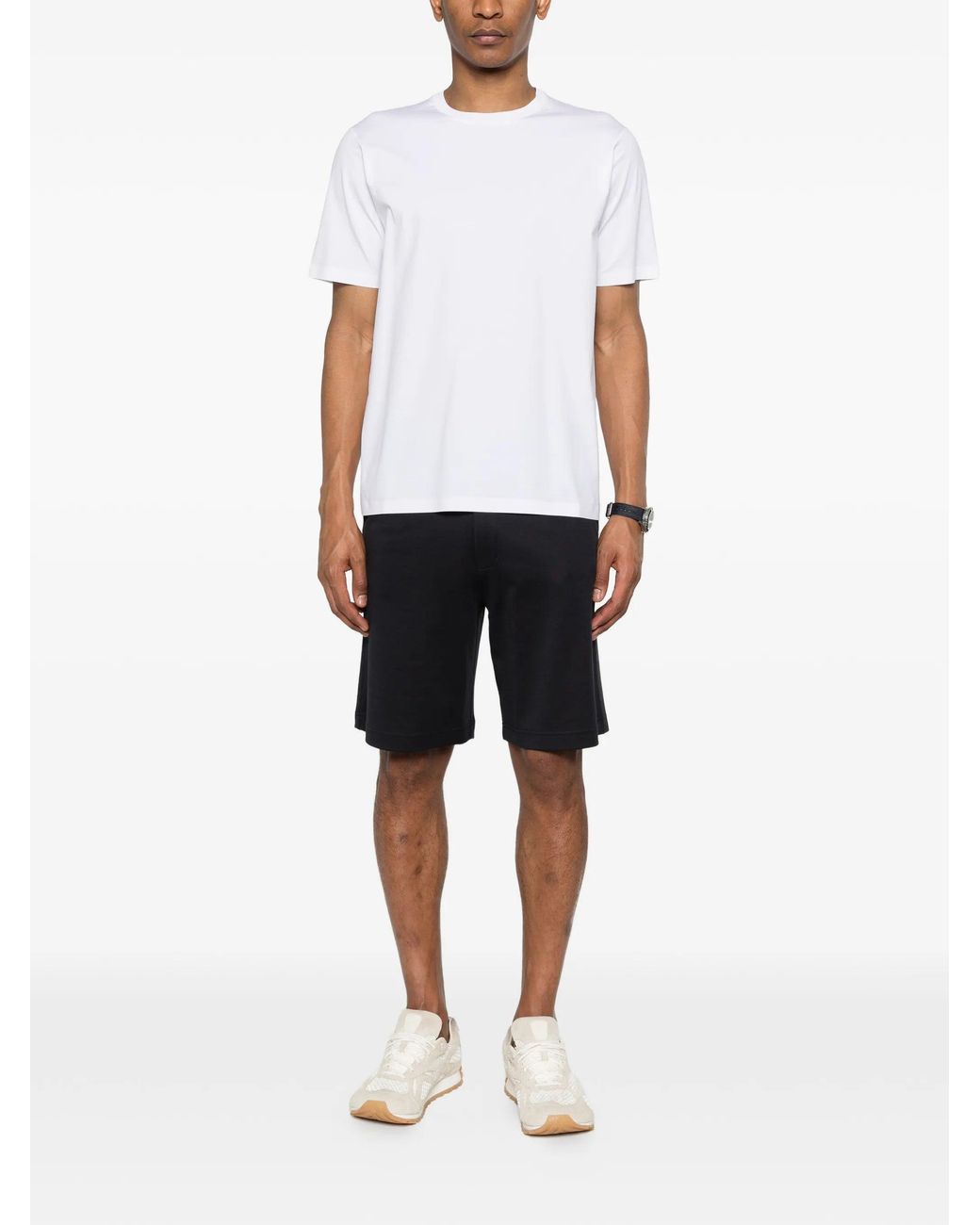 Herno Black Shorts