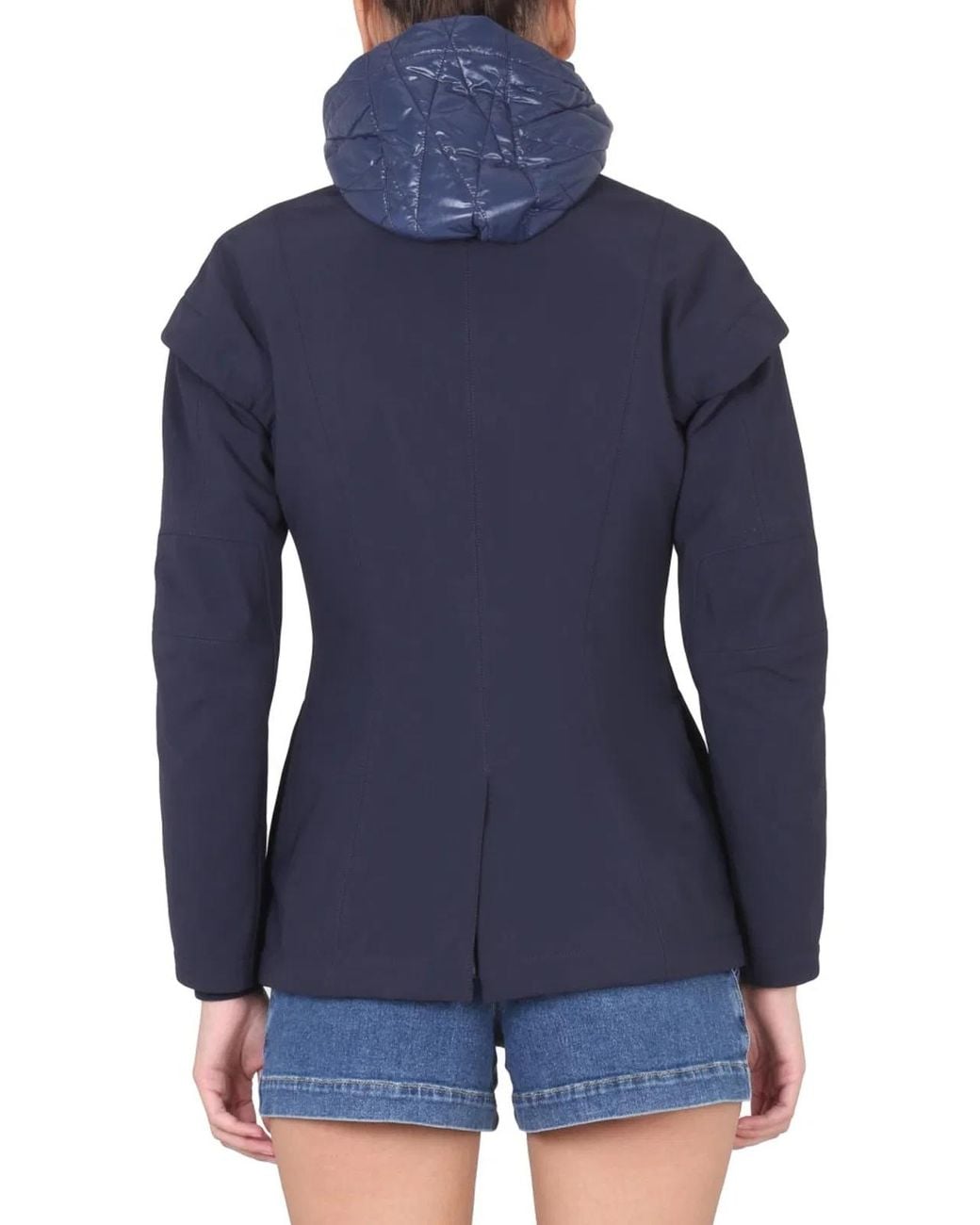 K-Way Blue Zippered Windbreaker