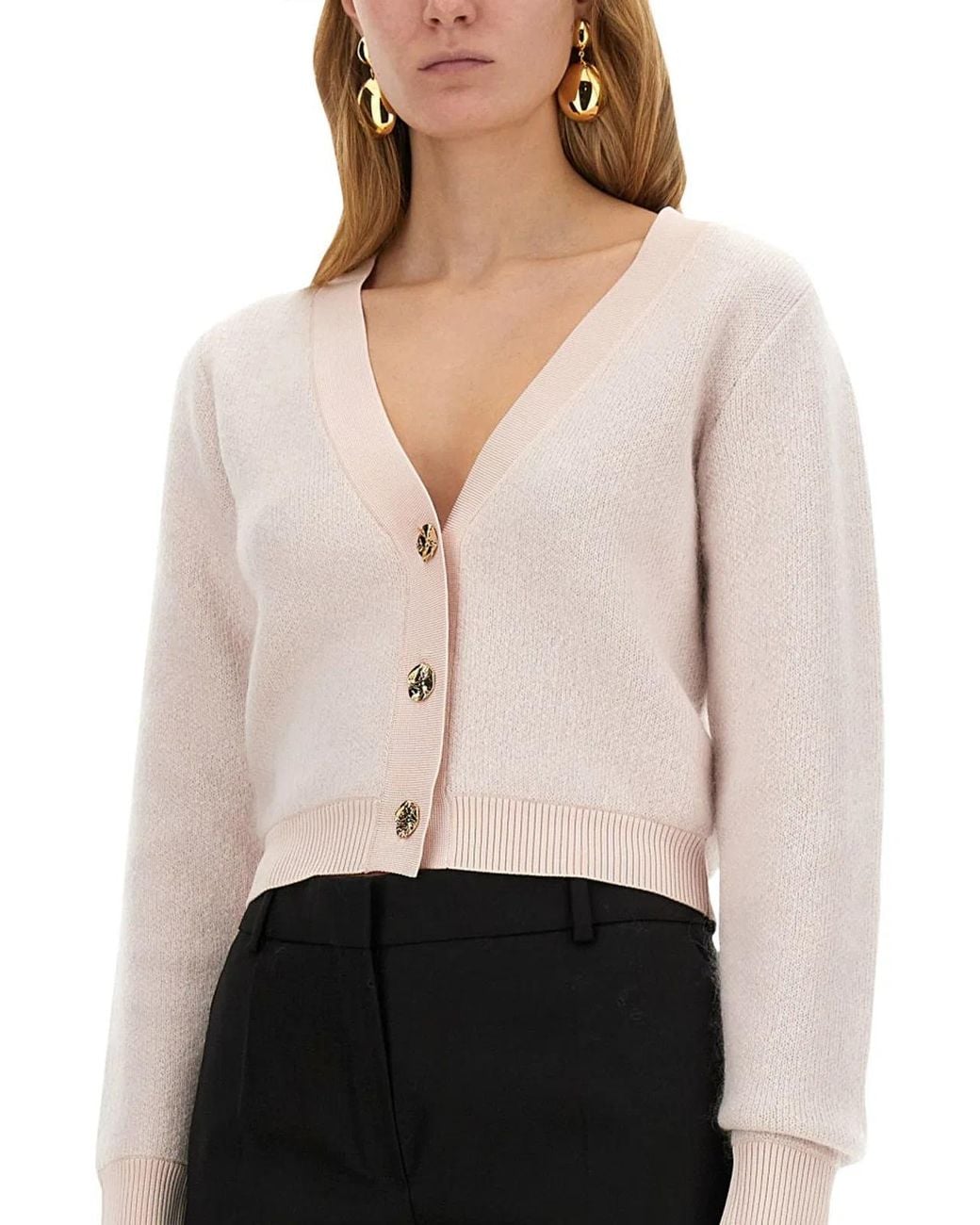 Nina Ricci White Mohair Cardigan