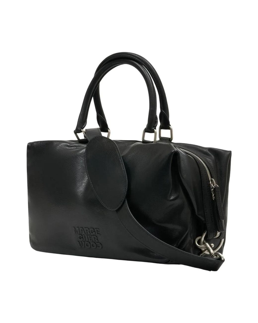MARGE SHERWOOD Black Dumpling Shoulder Bag