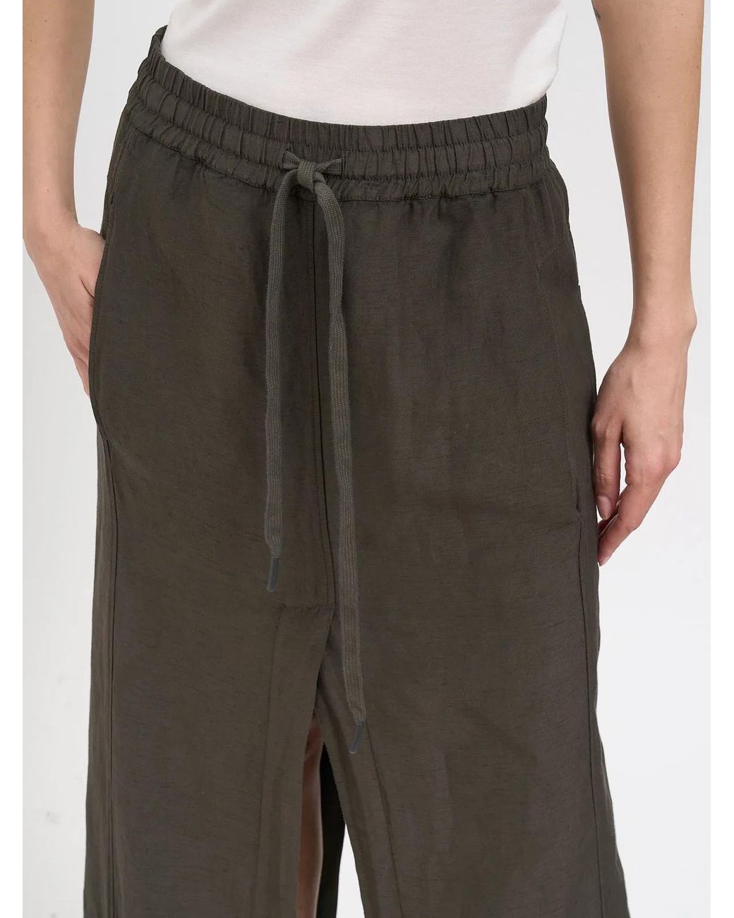Andrea Ya'aqov Brown Long Skirt