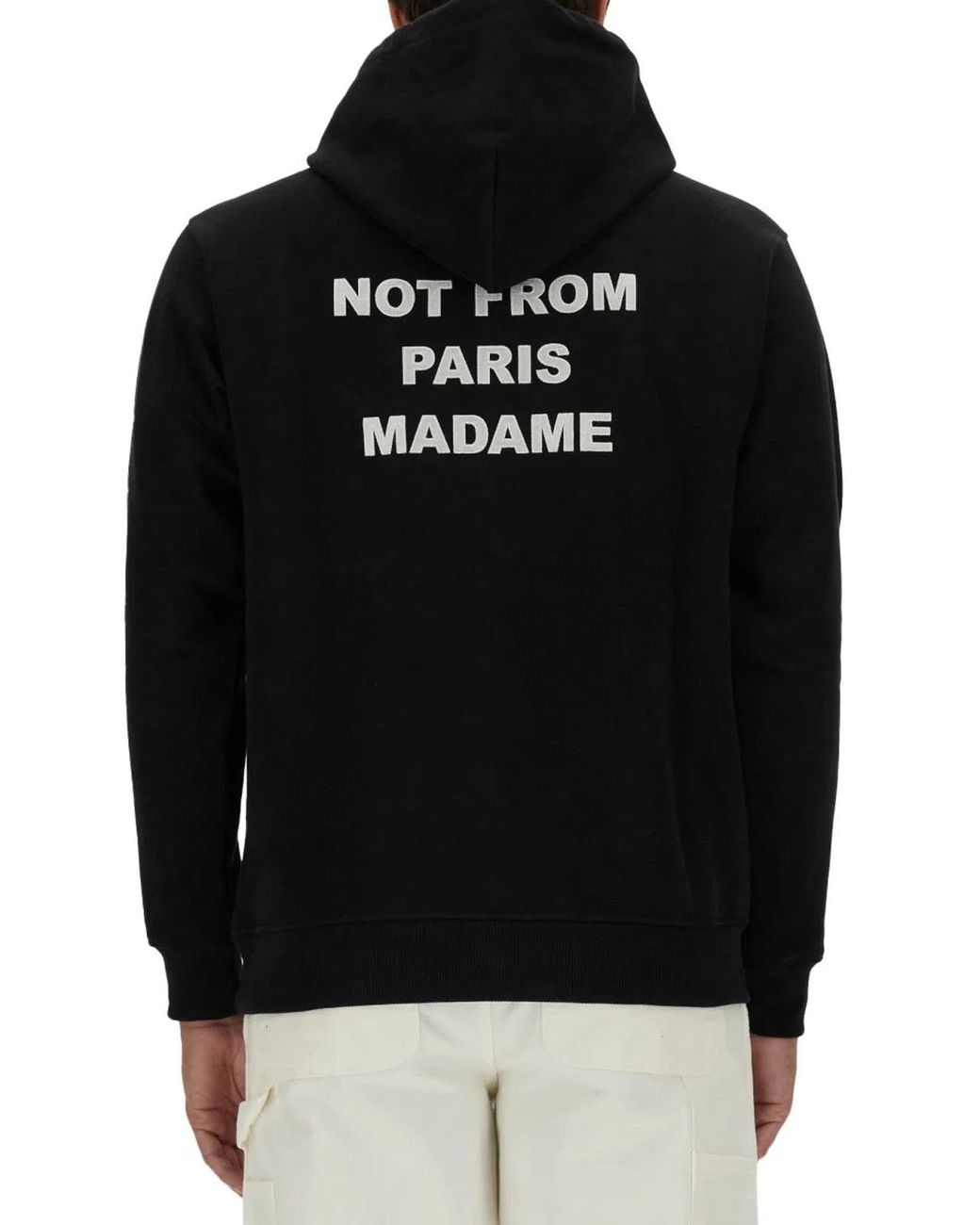 Drole de Monsieur Black Felpa Slogan for men