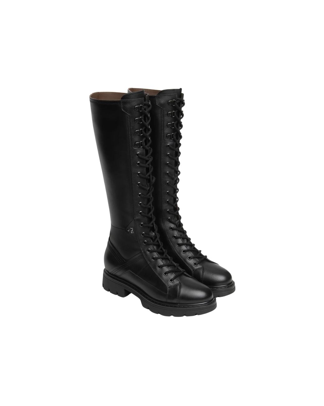 Nero Giardini Black Leather Boots