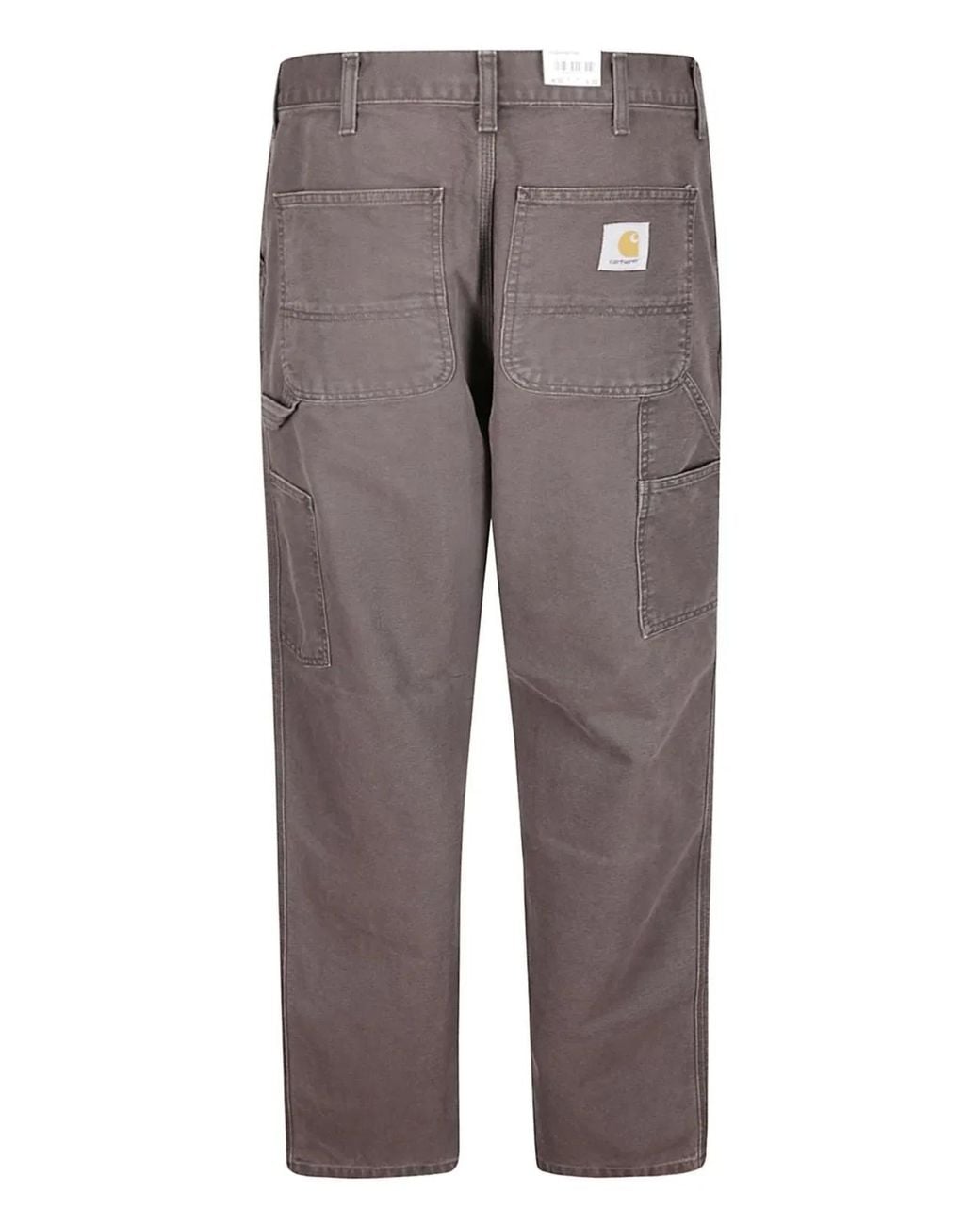 Carhartt Gray Cotton Five-Pocket Jeans for men