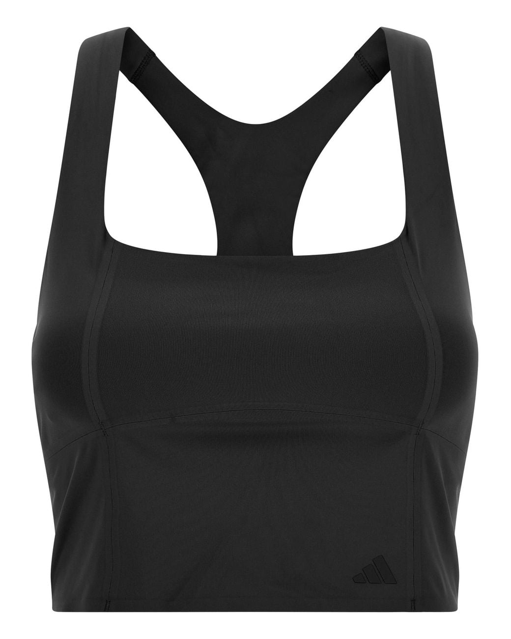 Adidas Originals Black 'Training' Crop Top Adidas X Entire Studios