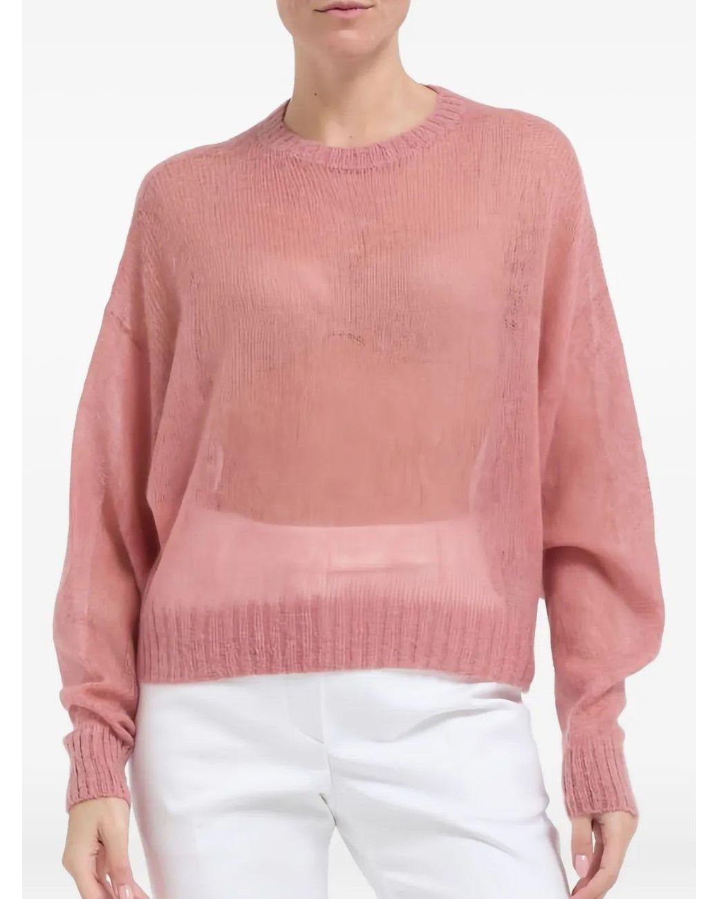 Brunello Cucinelli Pink Wool Sweater