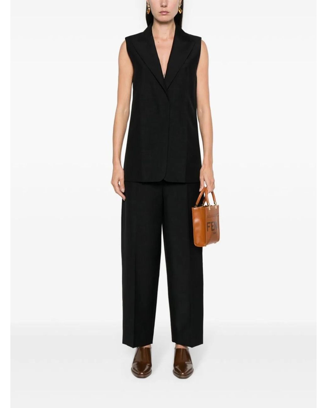 Fendi Black Pants & Shorts