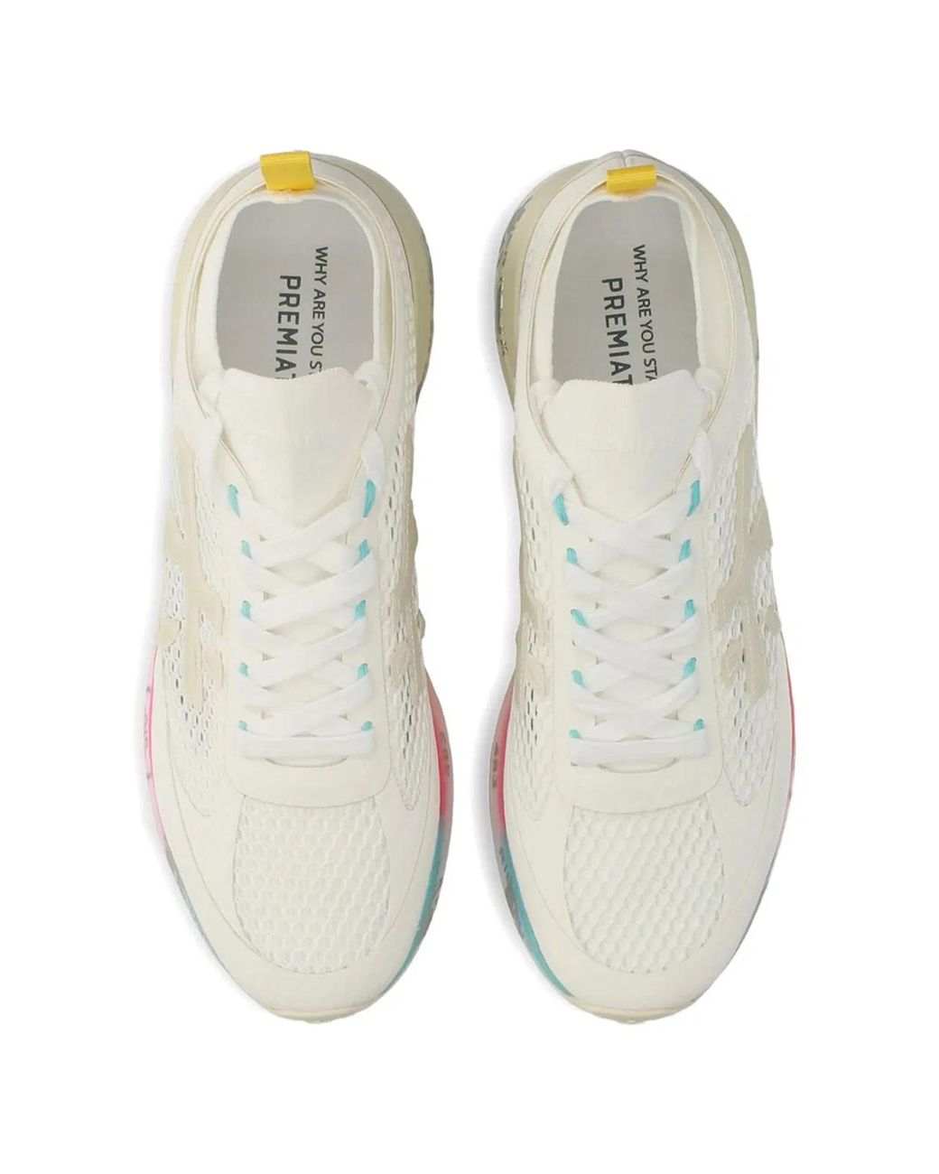 Premiata White Moerun Sneakers for men
