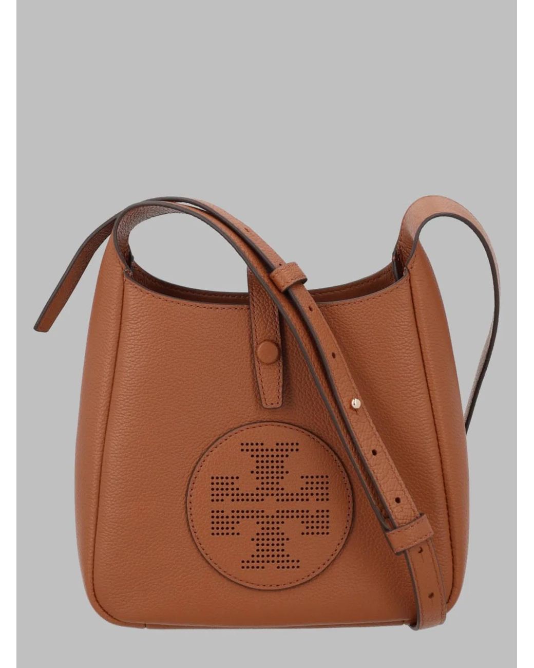 Tory Burch Brown Shoulder Bag Miller Swing Cow Leather