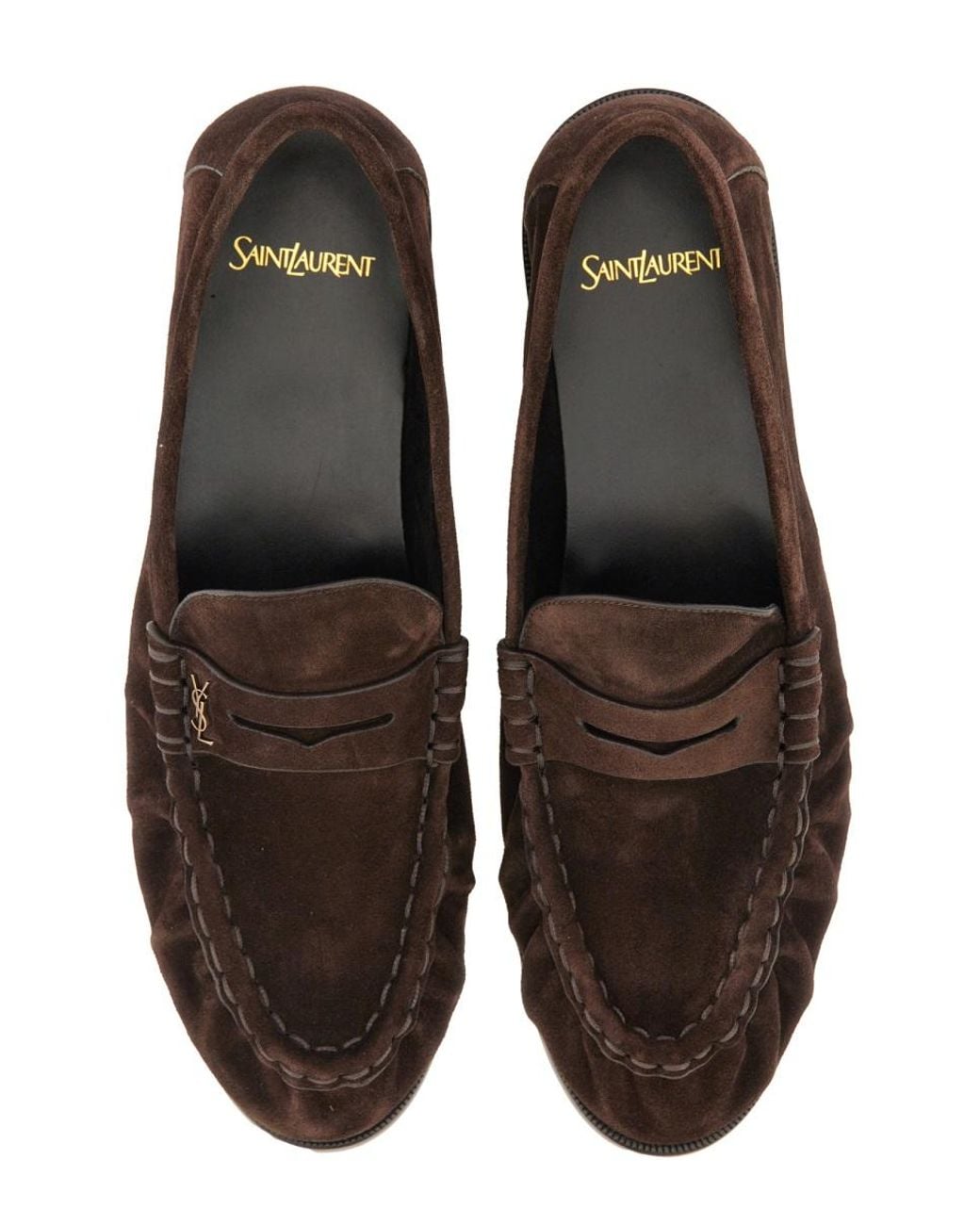 Saint Laurent Brown Mocassino "Le Loafer" for men