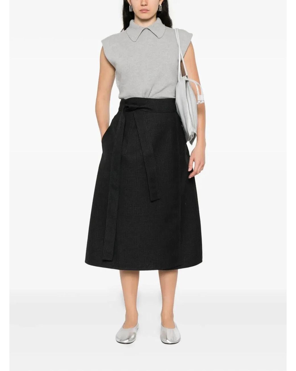Sofie D ́hoore White Wool Waistcoat