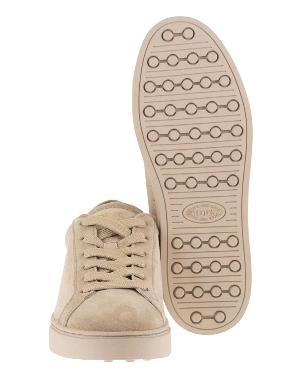 Tod's Brown Suede Leather Trainers