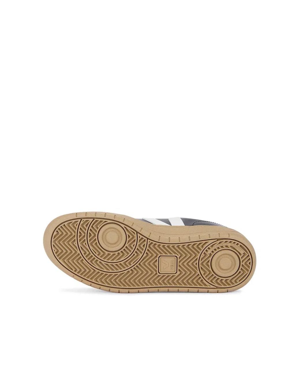 Veja Black V-12 Leather Sneakers