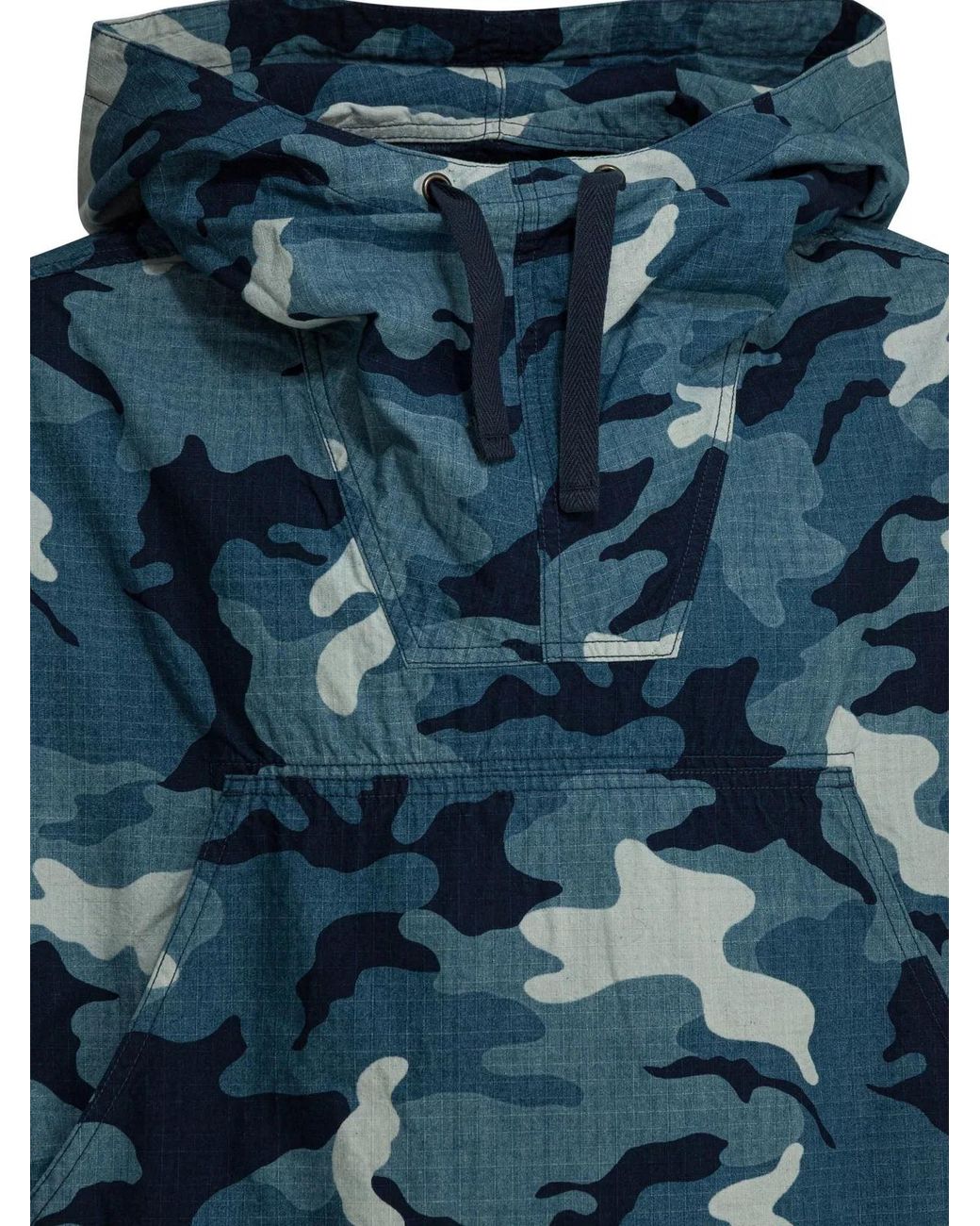 Beams Plus Blue Cotton Jacket for men