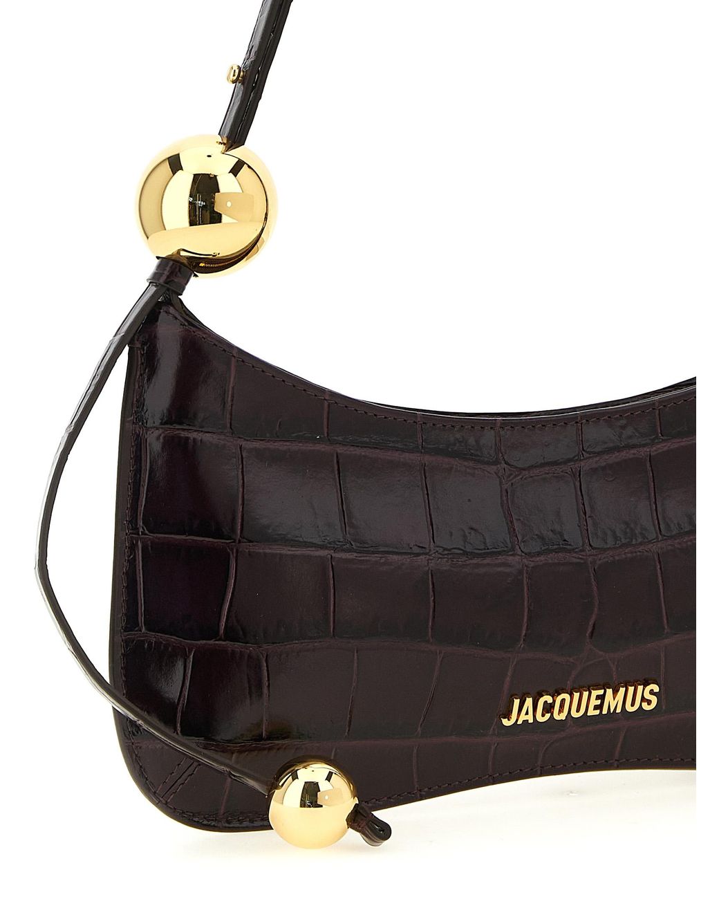 Jacquemus Black 'Le Bisou Perle' Shoulder Bag
