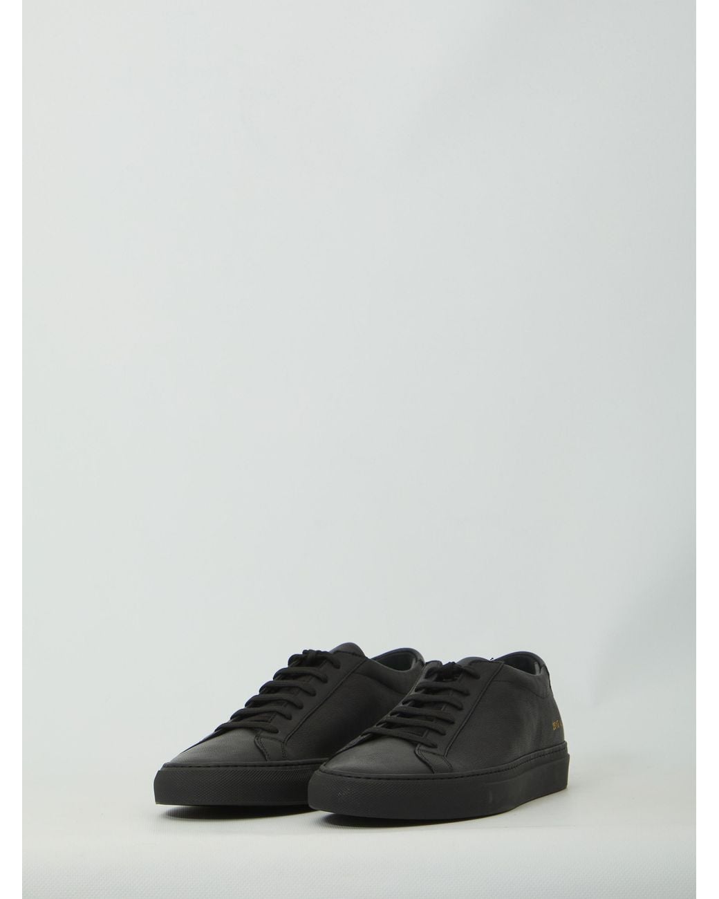 Common Projects Black Achilles Premium Sneakers for men