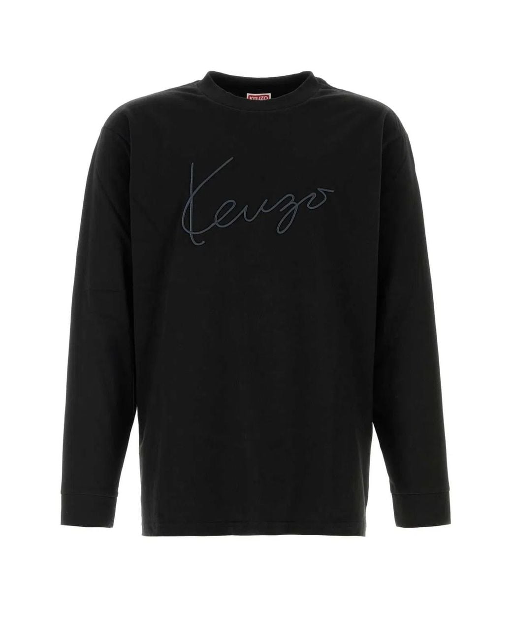 KENZO Black Logo T-Shirt for men