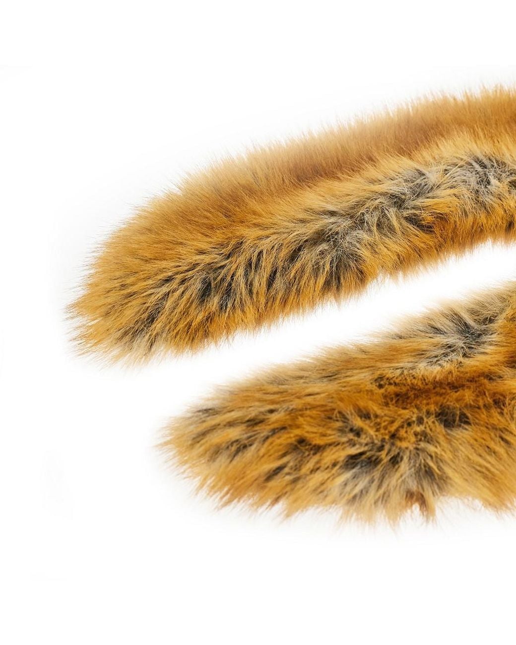 Stand Studio Metallic Shawl Collar Made From Soft And Voluminous Faux Fur. Viscose-Blend Lining With Jacquard Logo Motif