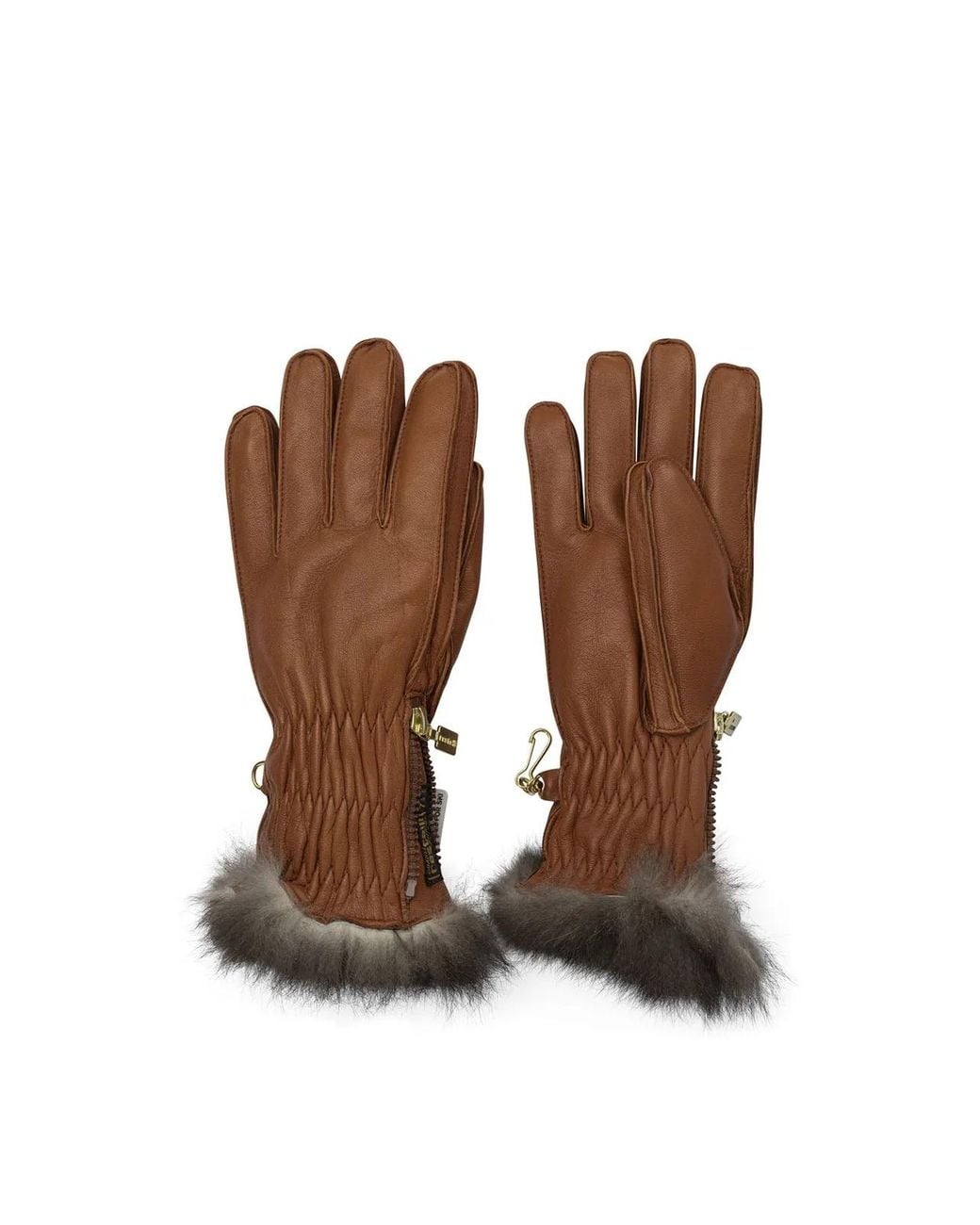 Restelli Brown Ski Gloves "269"