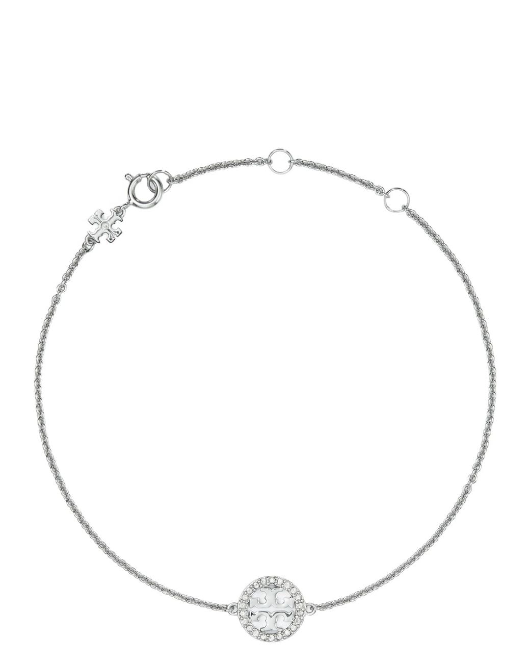 Tory Burch Metallic 'Miller Pavé' Bracelet