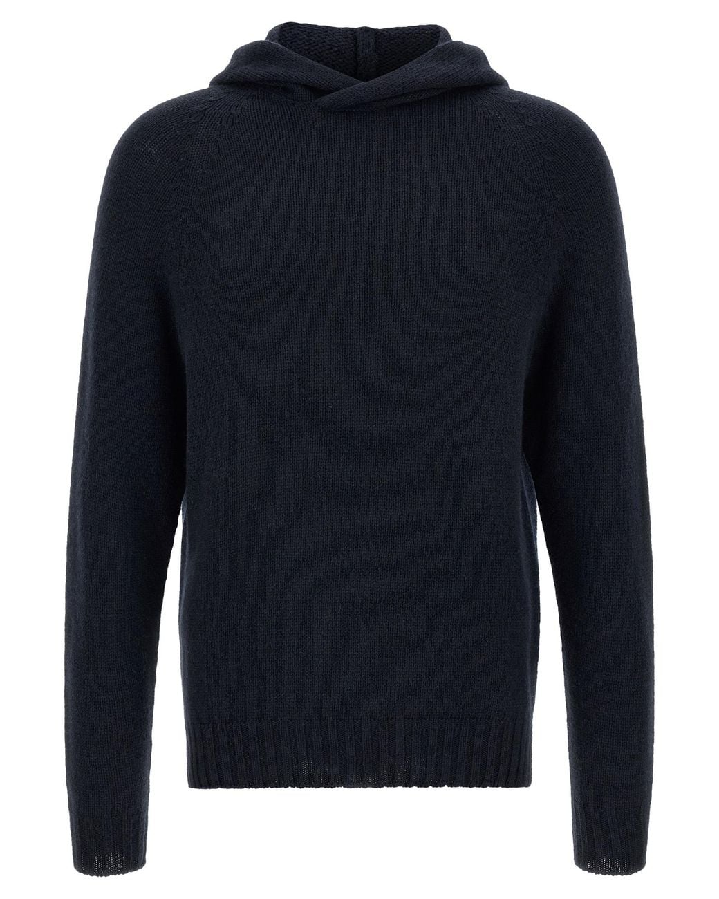 Ma'ry'ya Blue Hooded Sweater for men