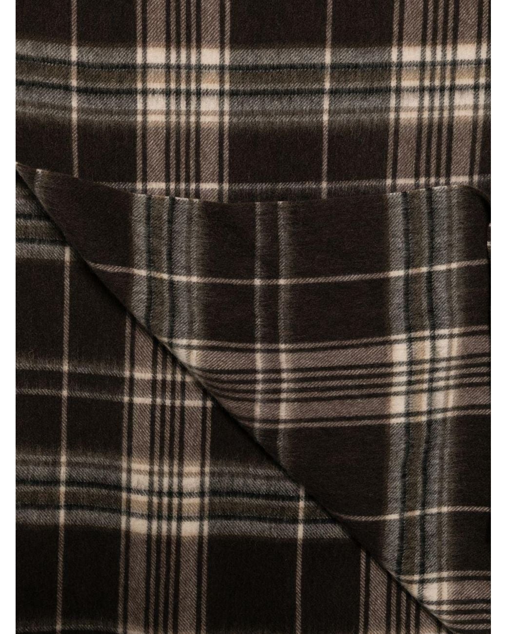 Les Deux Black Wool Scarf for men