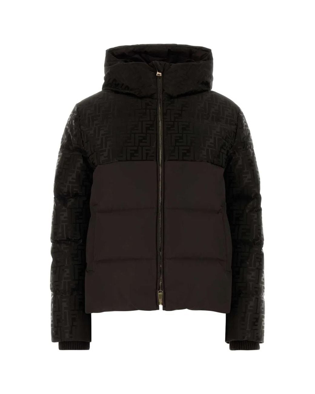 Fendi Black Ff Jacquard Duvet